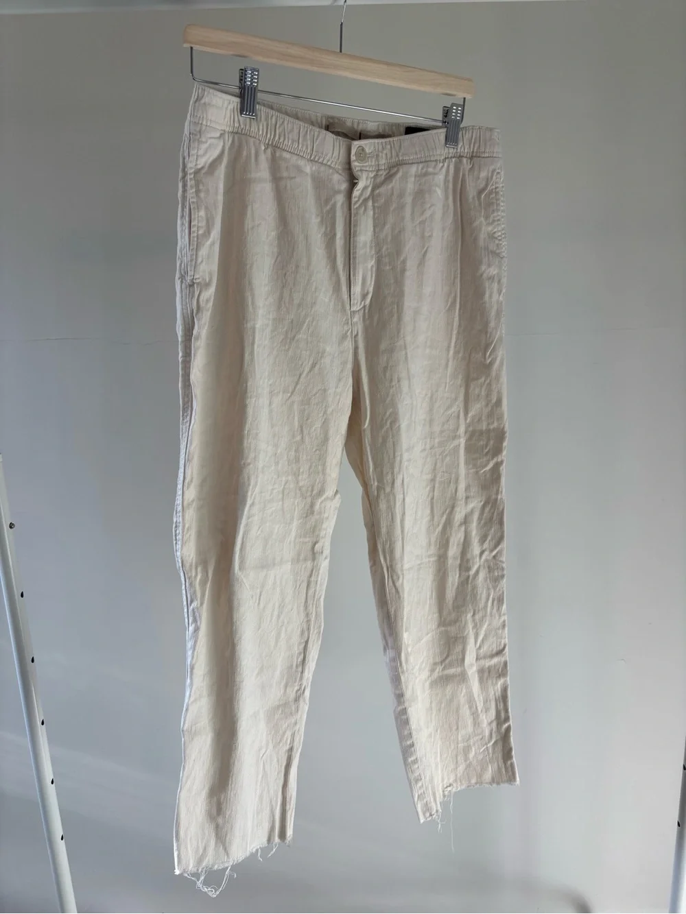 Banana Republic Traveler Linen Snow Day Pants | linen & cotton | 32x30
